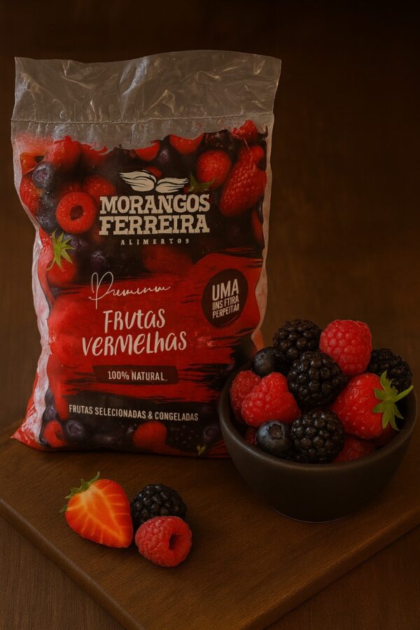 FRUTAS VERMELHA CONGELADAS FRACIONADA  PCT 1 kg - FERREIRA