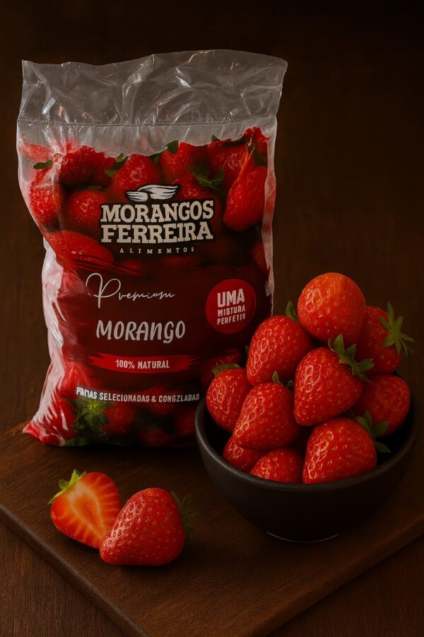 MORANGO CONGELADO FRACIONADO PCT 1 kg - FERREIRA
