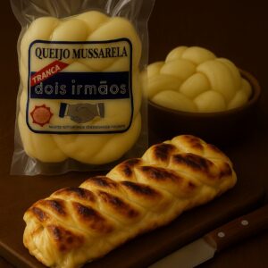 QUEIJO MUÇARELA TRANÇA - DOIS IRMÃOS