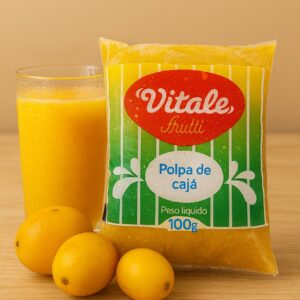 POLPA DE CAJÁ - PACOTE (10 x 100 g) - VITALE FRUTTI
