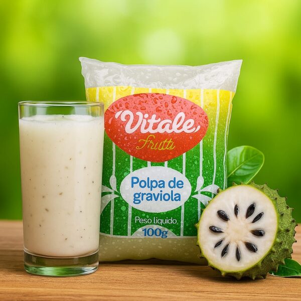 POLPA DE GRAVIOLA - PACOTE (10 x 100g) - VITALE FRUTTI