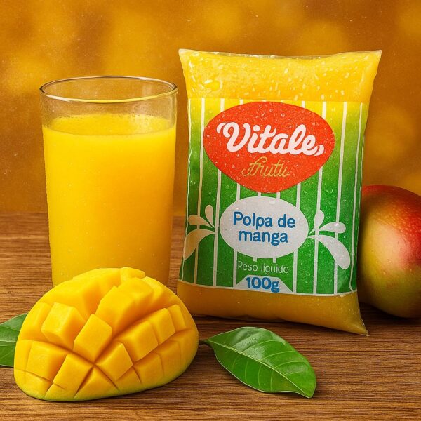 POLPA DE MANGA - PACOTE (10 x 100g) - VITALE FRUTTI