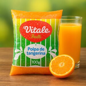 POLPA DE TANGERINA - PACOTE (10 x 100g) - VITALE FRUTTI