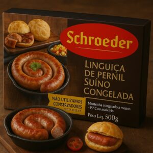 LINGUIÇA DE PERNIL SUINA CONGELADA TRADICIONAL 500gr - SCHROEDER