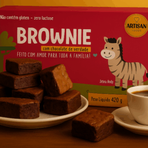 BROWNIE ARTISAN FOODS 420G - 06 UNIDADES