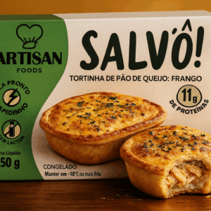 TORTINHA DE PÃO DE QUEIJO C/ FRANGO ARTISAN FOODS - 150g