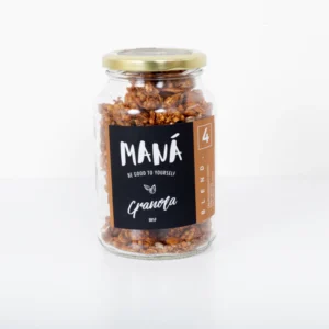 GRANOLA SNACK CARAMELO SALGADO MANÁ - POTE 180g