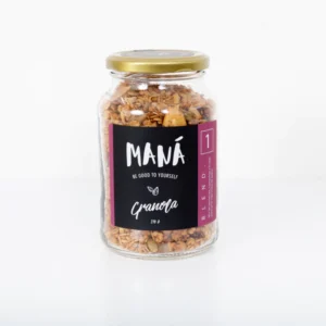 GRANOLA MIX DE SEMENTES, CASTANHAS E FRUTAS MANÁ - POTE 180g