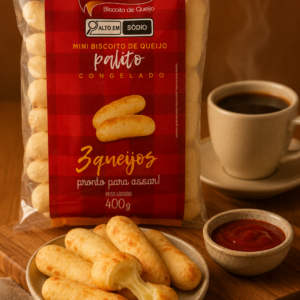 BISCOITO 3 QUEIJOS MINI PALITO FAVORITO  400g