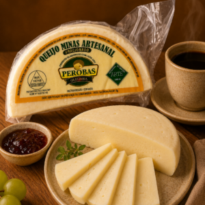 QUEIJO MINAS ARTESANAL PEROBAS Peça +/- 630g